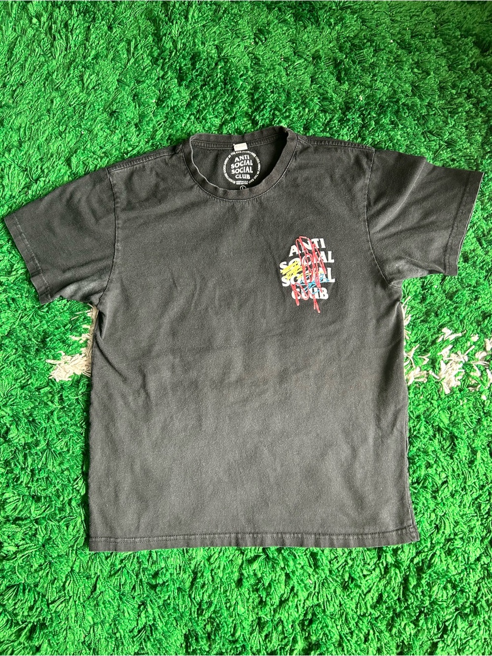 Anti Social Social Club Men’s Black Graphic Logo T-Shirt
